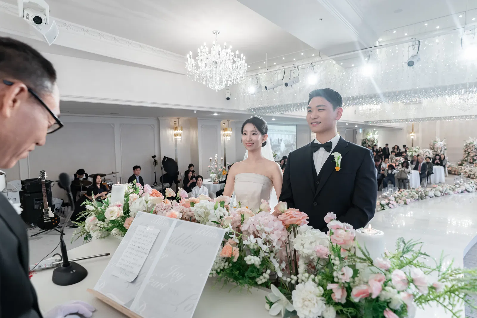 하얀스냅 본식스냅 포트폴리오 현장 기록 촬영 사진, 아버님 덕담, 성혼선언문,
